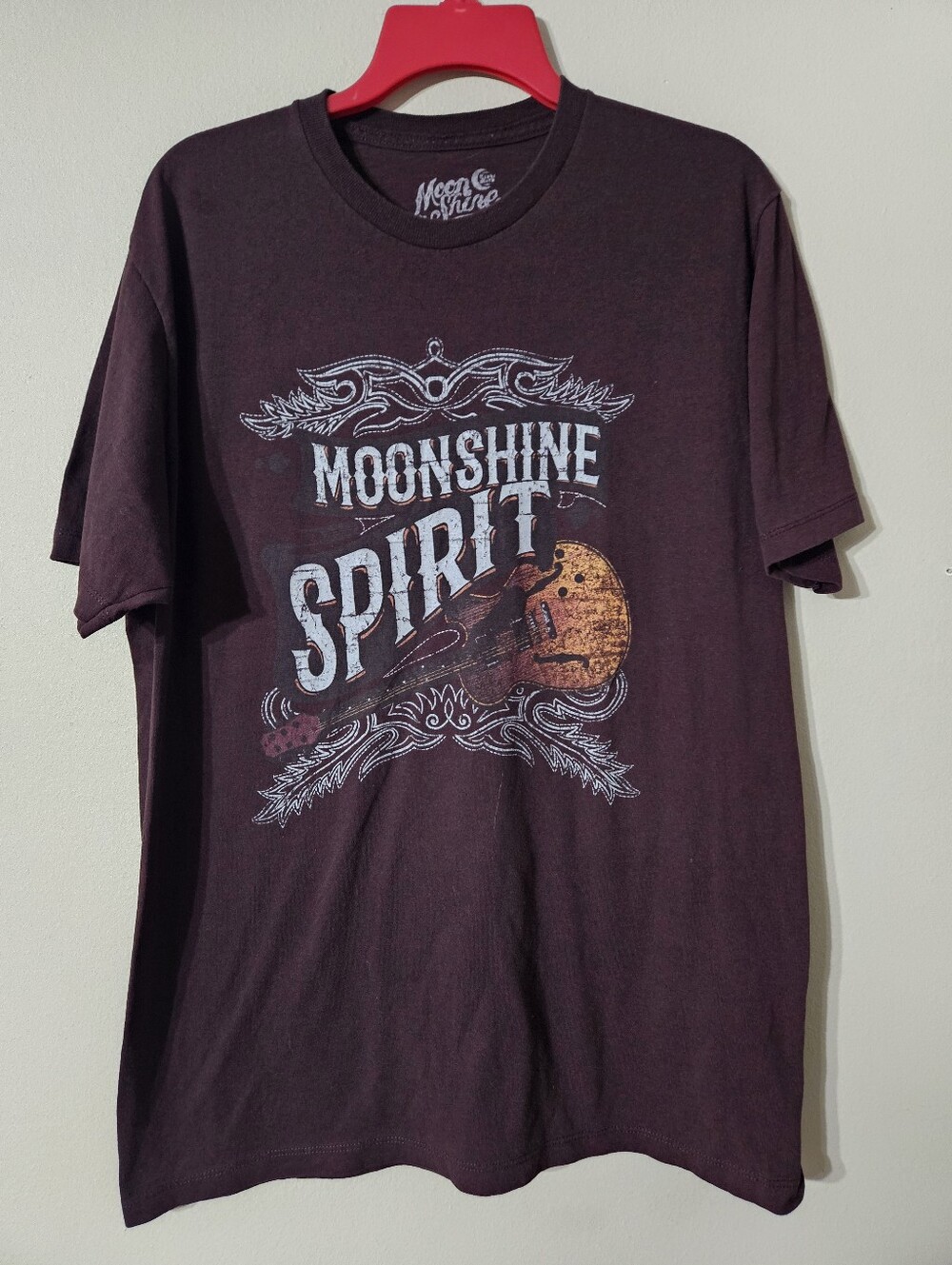 Moonshine Spirit Guitar Tshirt Large